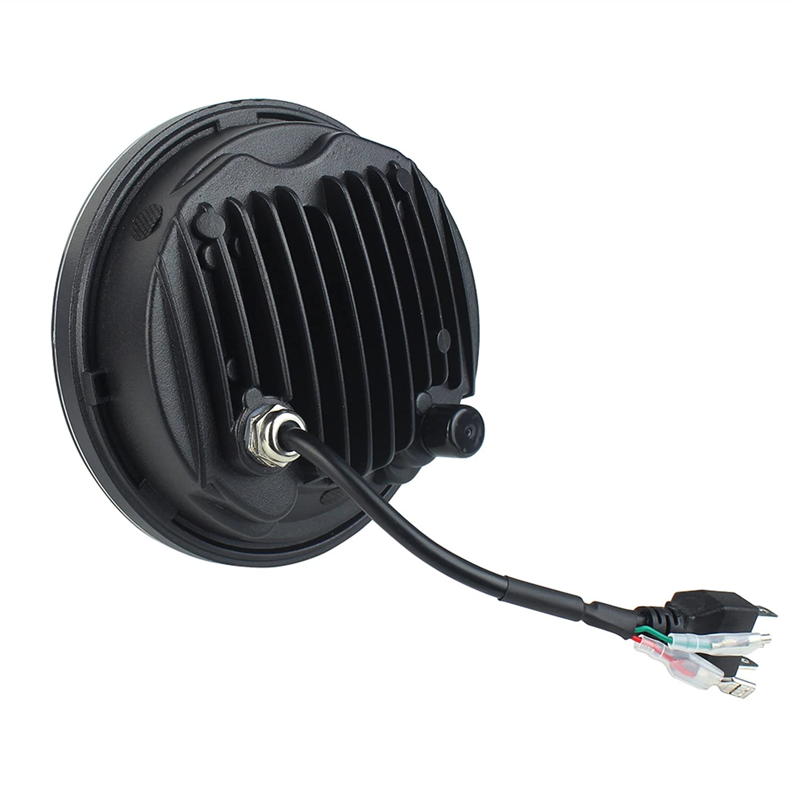 Indicatori Direzione Moto 5.75 Pollici Nero Proiettore Del Faro Dell'alone Ad Anello Ad Alto Raggio Basso Moto 5 DRL Signal Signal Uso Adatto Per Sportster Dyna Iron 883