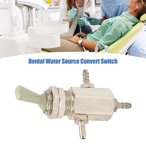 Miniatura 4 de Válvula de interruptor dental de 0.118 in, convertidor de palanca de fuente de agua de silla profesional para conversión de dentistas, piezas de