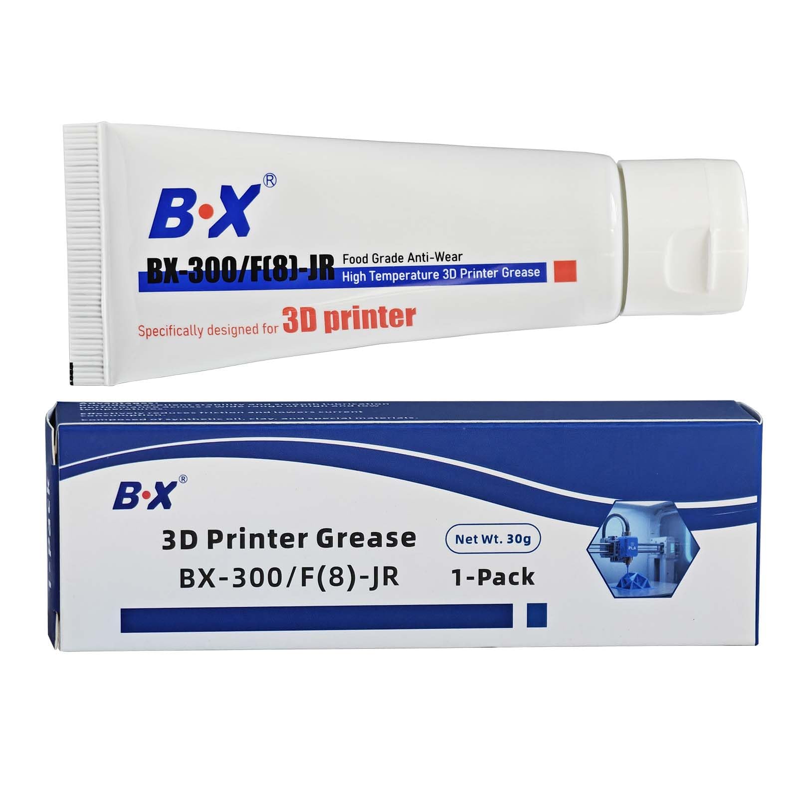BX-300/F 3D Printer Grease 1oz High Temperature Lubricant for Linear Rods, Bearings, Z-Axis & Lead Screws | Non-Corrosive, Long-Lasting | FDM/FFF Printer Maintenance-image-47