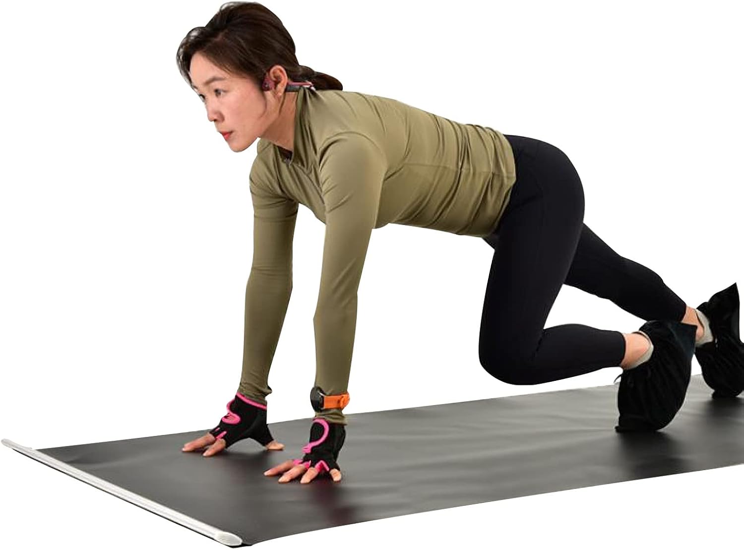 Glide Training Mat Speed Skating Mat for Low Impact Balance