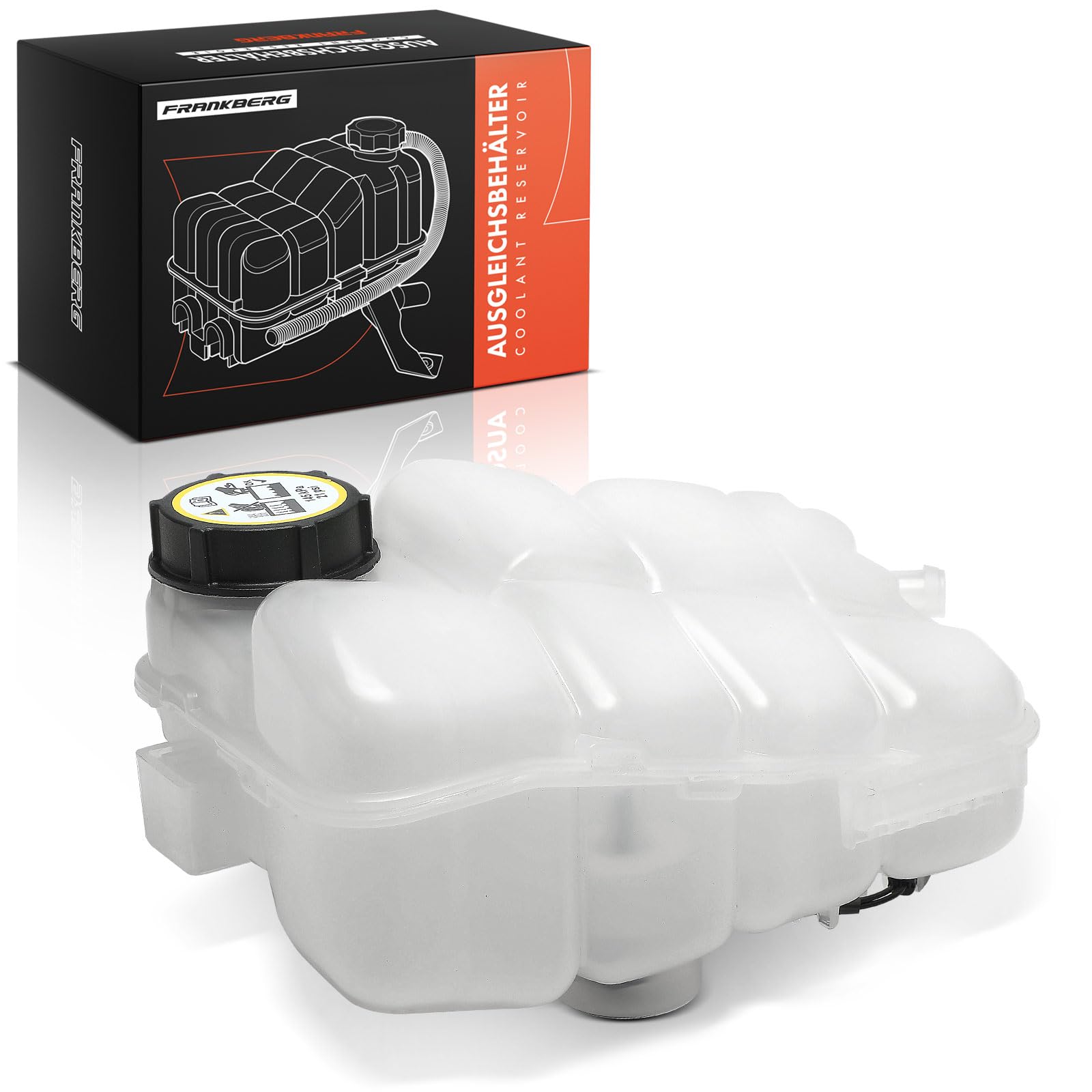 Frankberg Serbatoio di espansione del liquido di raffreddamento con tappo | e, Compatibile con: V40 Hatchback 525