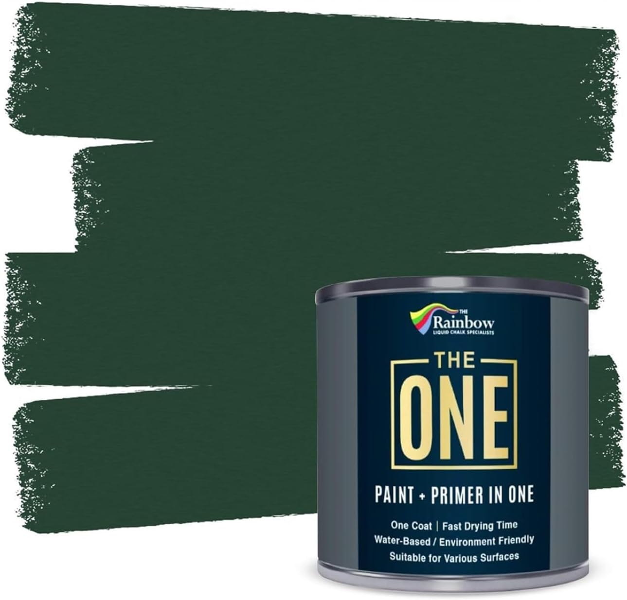The ONE Paint - Green - 250ml - Matte Finish, Multi Surface for Wood, Brick, Fence, Front Door, Furniture, Siding, Barn - Interior or Exterior
