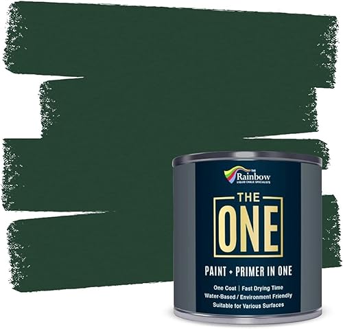 THE ONE - Pintura e imprimador, pintura duradera todo en uno de secado rápido para muebles, armarios, puertas, paredes, baño, cocina,