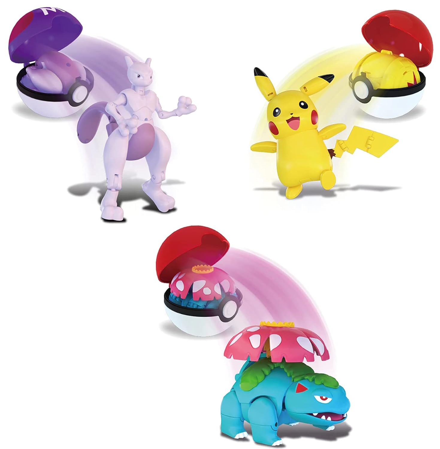Pack Pokeballs Mewtwo, Pikachu, Venusaur Poket Zimbabwe Ubuy