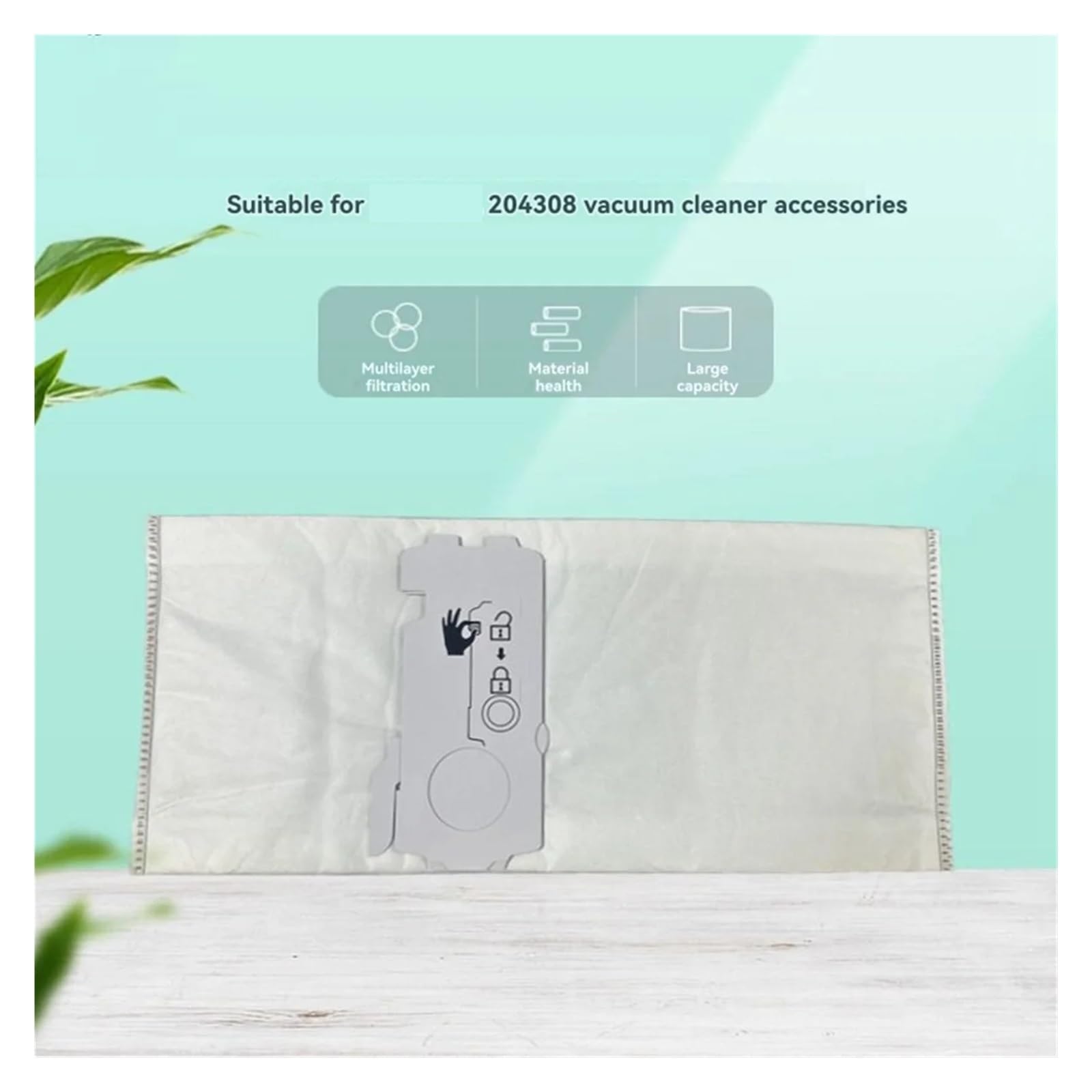 Bolsa para Extractor de Polvo, Compatible con FeStool, CT 15 Mini | CT Midi, bolsa de tela no tejida, 6 piezas, 204308