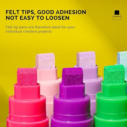 Miniatura 7 de Arrtx Bolígrafos de pintura acrílica 42 colores para pintura roca suministros de pintura acrílica a base de agua para Fabri