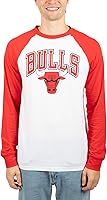 Vista 12 de Ultra Game Men’s NBA Official Super Soft Raglan Baseball T-Shirt