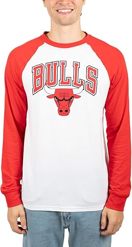 Miniatura 12 de Ultra Game Men’s NBA Official Super Soft Raglan Baseball T-Shirt