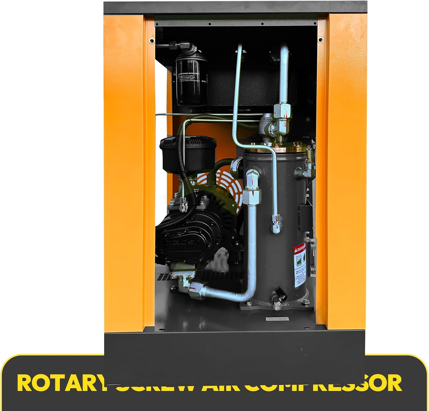 Rotary Screw Air Compressor 230V/1Ph 7.5KW/10HP 125PSI 37.43CFM Variaable Speed Frequency Screw Air Compressor