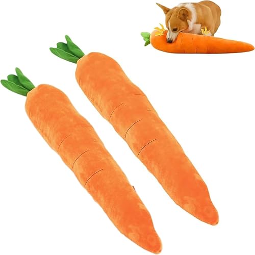 EHOTER Juguete de zanahoria para perros, indestructible, robusto
