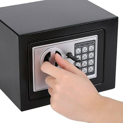 Security Safe Box Digital Deposit Box Cubic Feet Electronic Lock Box for Home Office Hotel Business for Cash Jewelry Storage