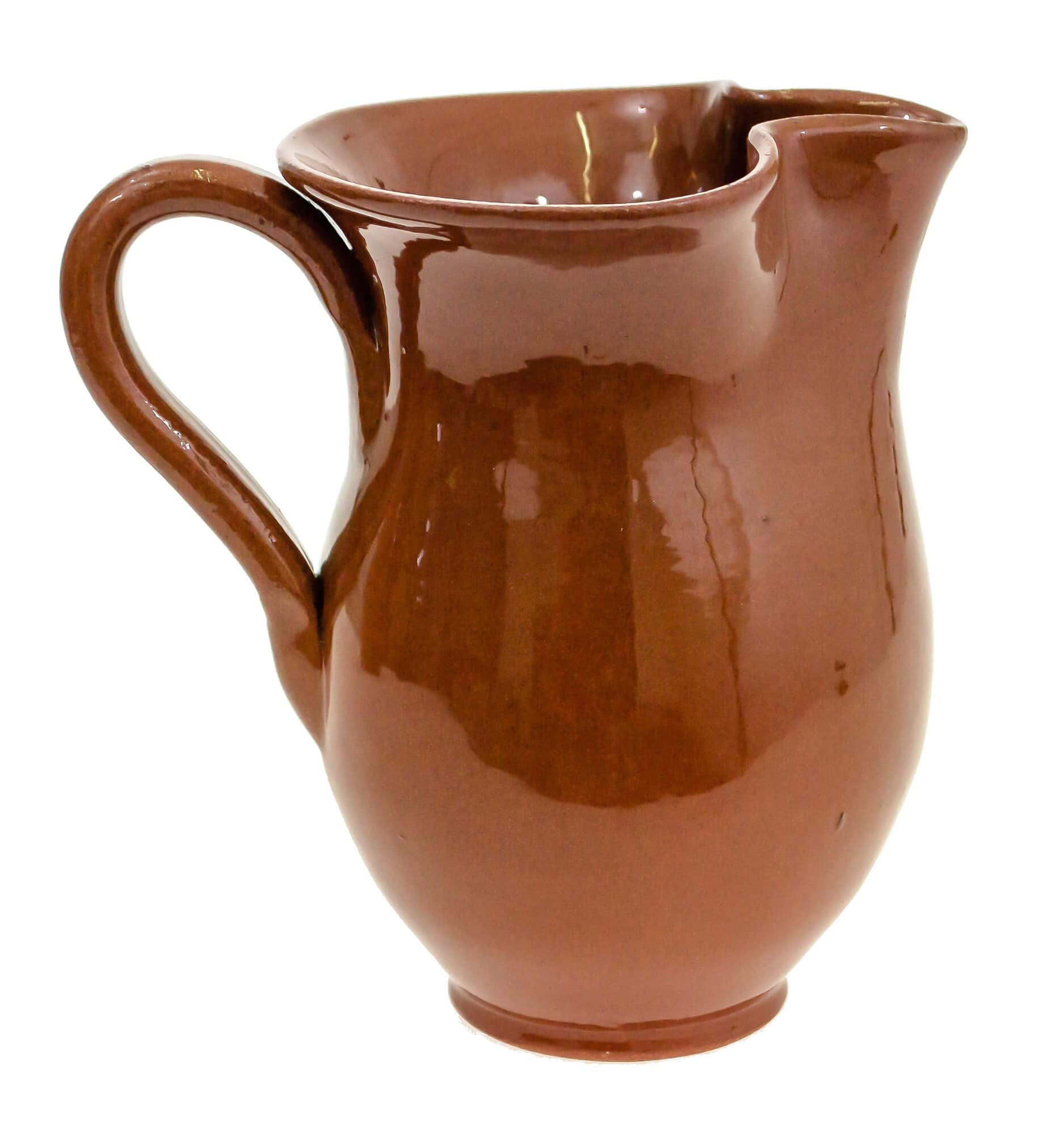 Brown Clay Jug Jarra 0.5 Liter