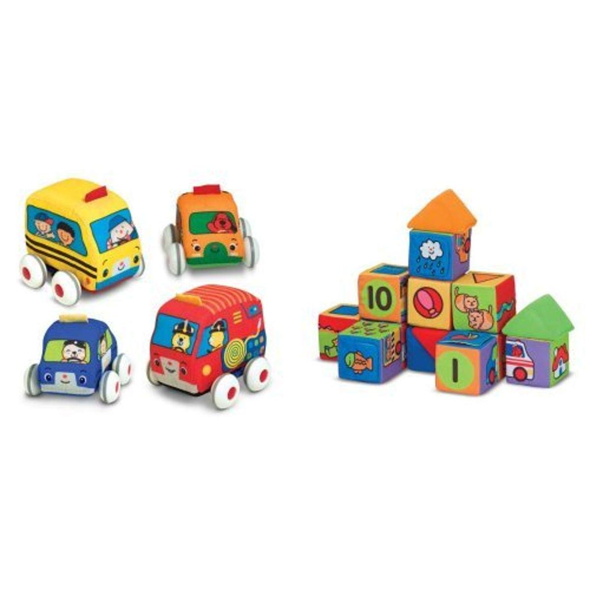 Melissa & Doug Pull-Back Cars - Baby Toys for Toddlers -9