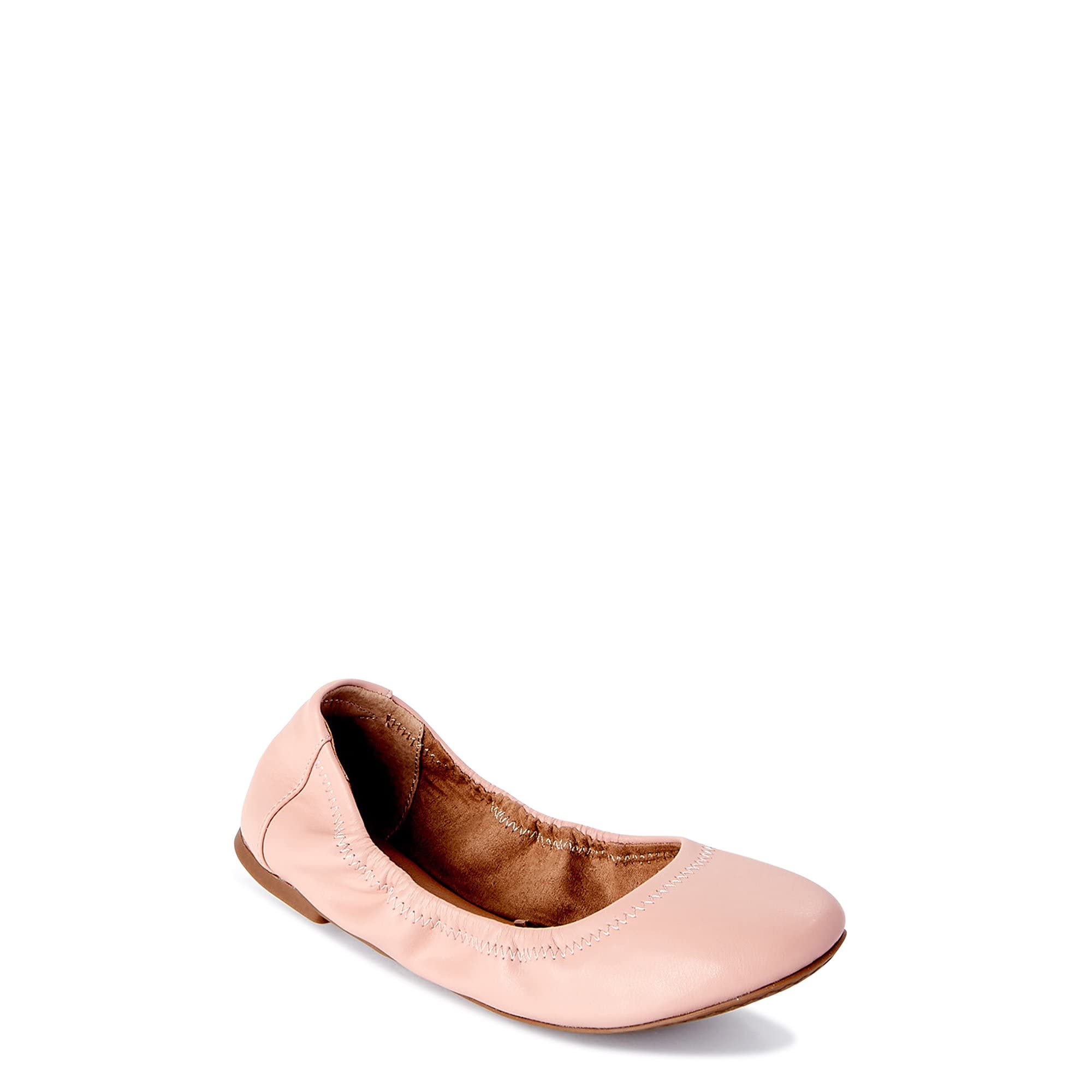 Time and Tru Women's Scrunch Ballet Flats