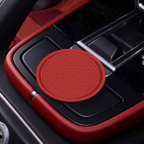 Miniatura 2 de 2 posavasos para automóvil, antideslizante, universal, portavasos para automóvil, portavasos de PVC, accesorios interiores de automóvil, adecuados