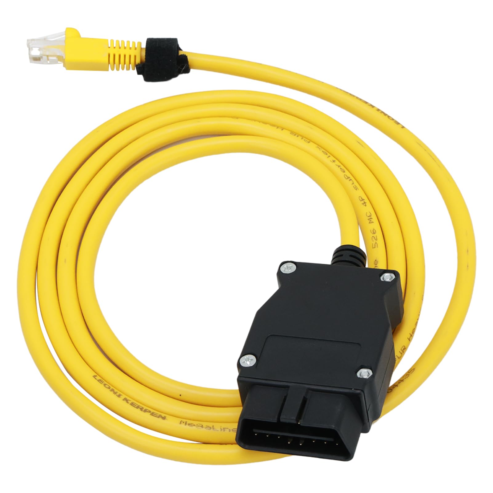 BMW F Series ENET OBD2 Diagnostic Cable - Ethernet To OBD2 Programming Cable For Coding