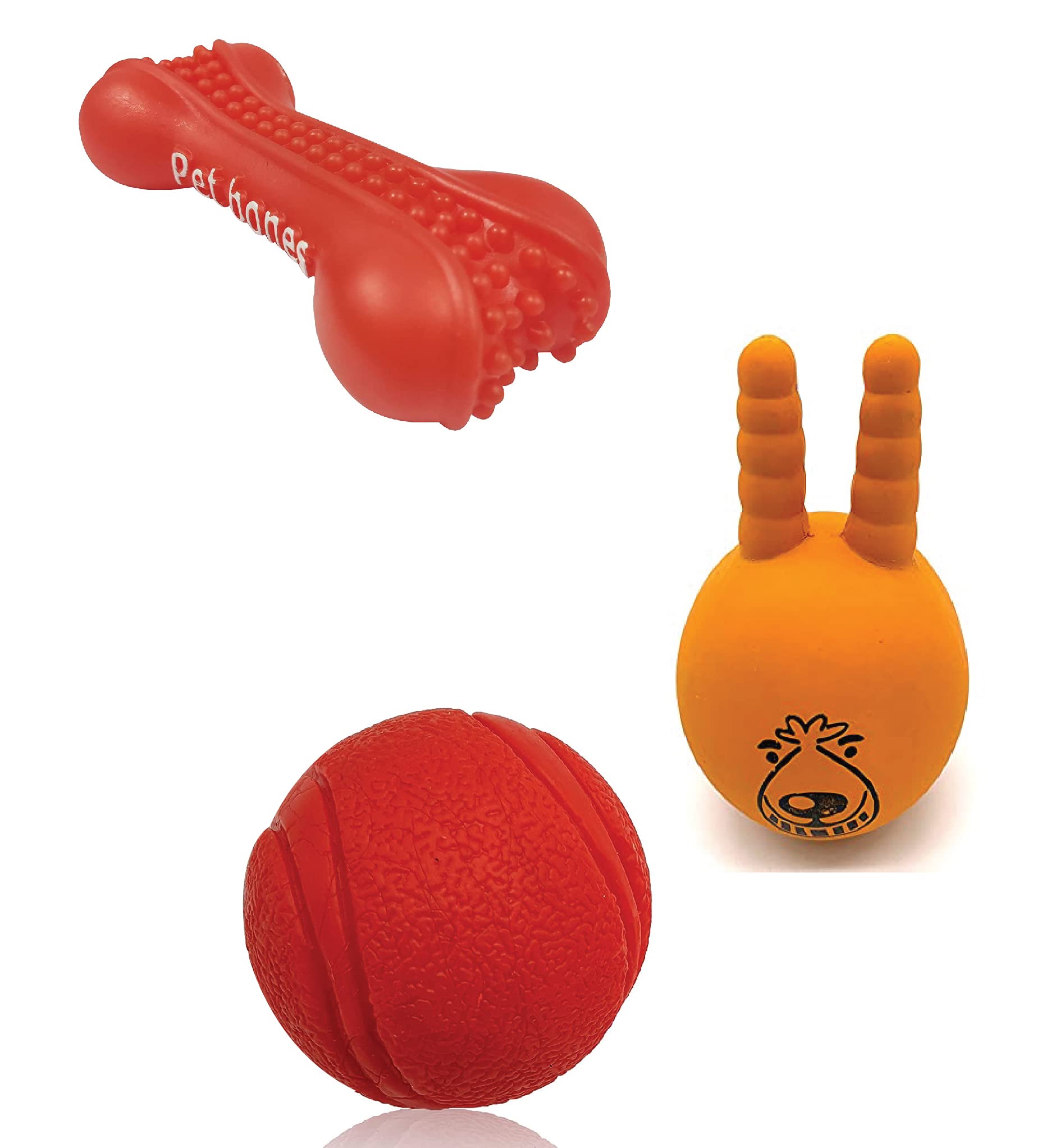 PETS EMPIRE 3 Pcs Combo Squeaky Vinyl Dog Toys Balls Puppy Fetch Play Squeaker Balls for Small Medium Dogs Ball Chew Toy, (Color May Vary) (3 Pcs (Combo -D)) (B0B8SJ2PH2) Amazon Price History, Amazon Price Tracker