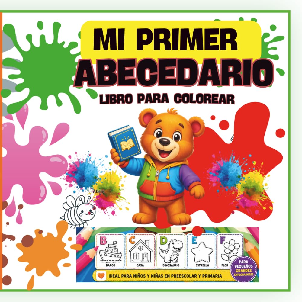 Mi Primer Abecesario para Colorear: Libro de colorear
