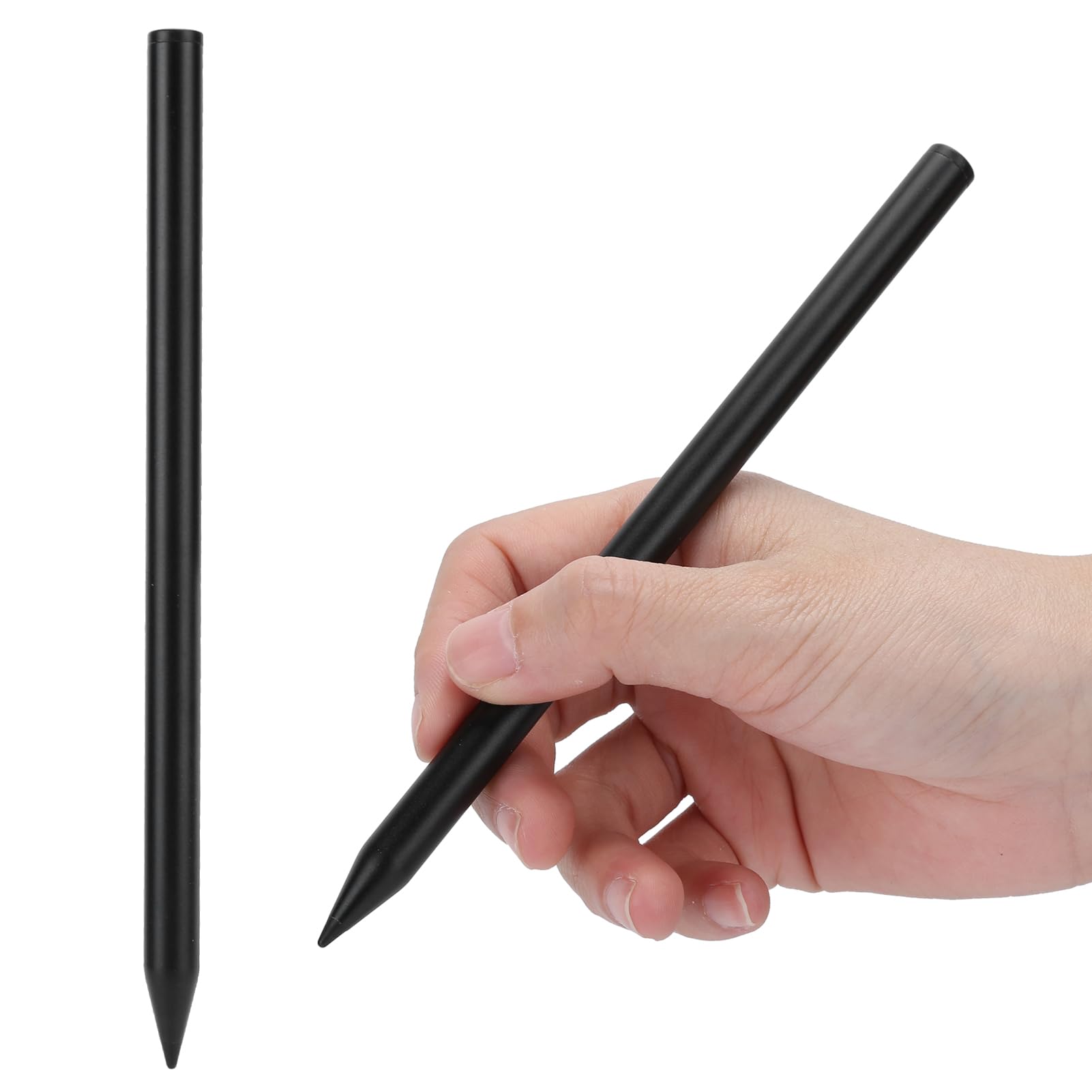 Lápiz Capacitivo Lápiz óptico Lápices de Pantalla Táctil Eficientes para iOS Escritura Suave óptico Universal para iOS 12.2 2018 o Superior, Carcasa de Aluminio (Negra)