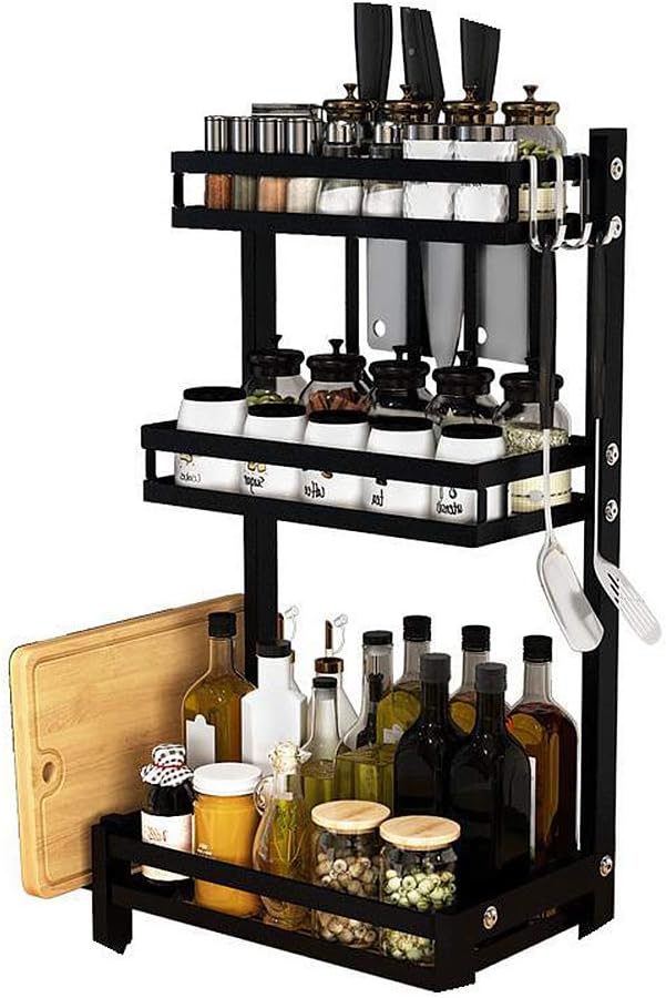 Étagère De Rangement Murale Pour épices De Cuisine | Étagère Murale