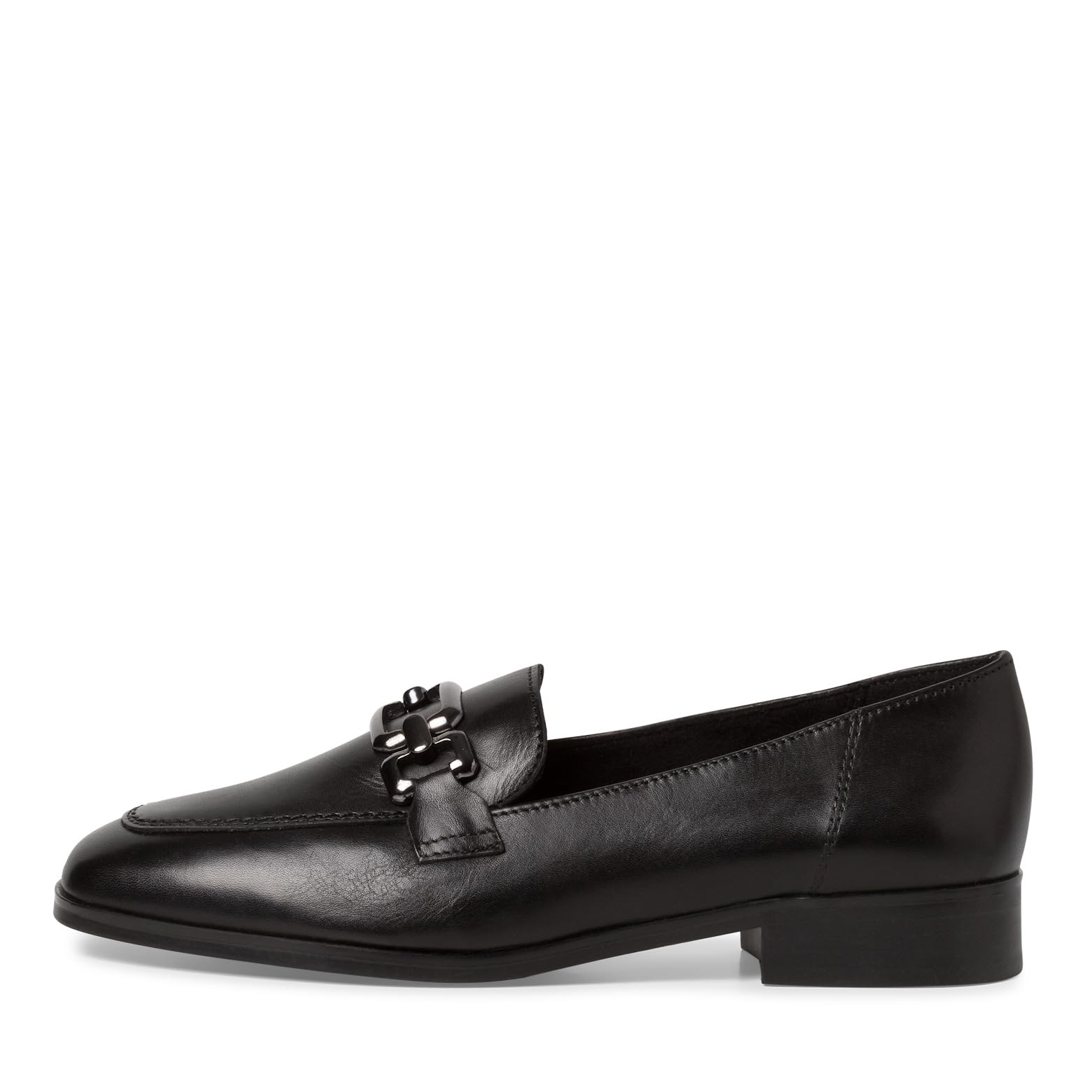 Tamaris Damen 1-1-24213-41, Mocasín Mujer, Piel Negra, 38 EU