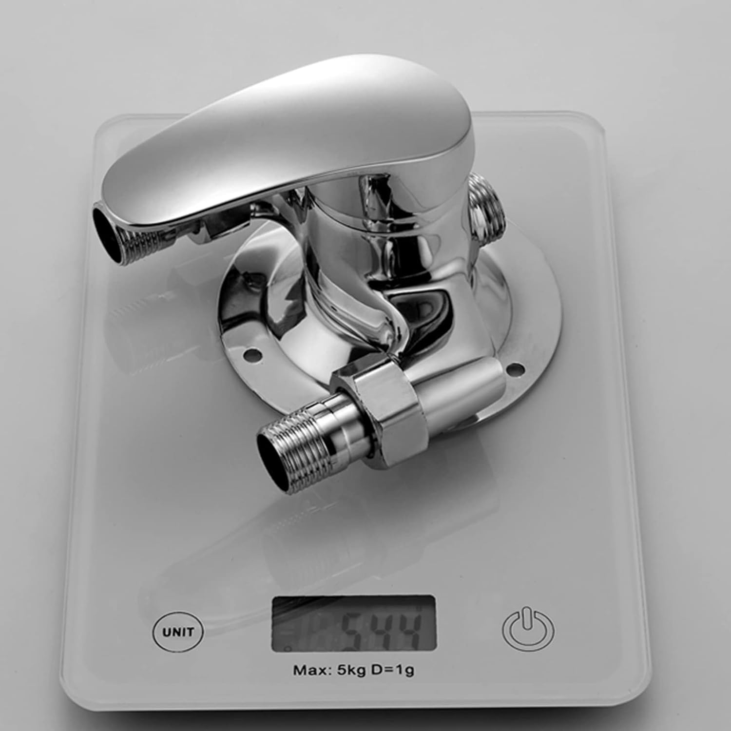 Shower Splitter Shower Diverter Shower Diverter 3 Way 3/4 Hot and Cold Brass Shower Head Diverter with Handheld Mount Three-Way Shower Diverter,Chrome B(Chrome A)