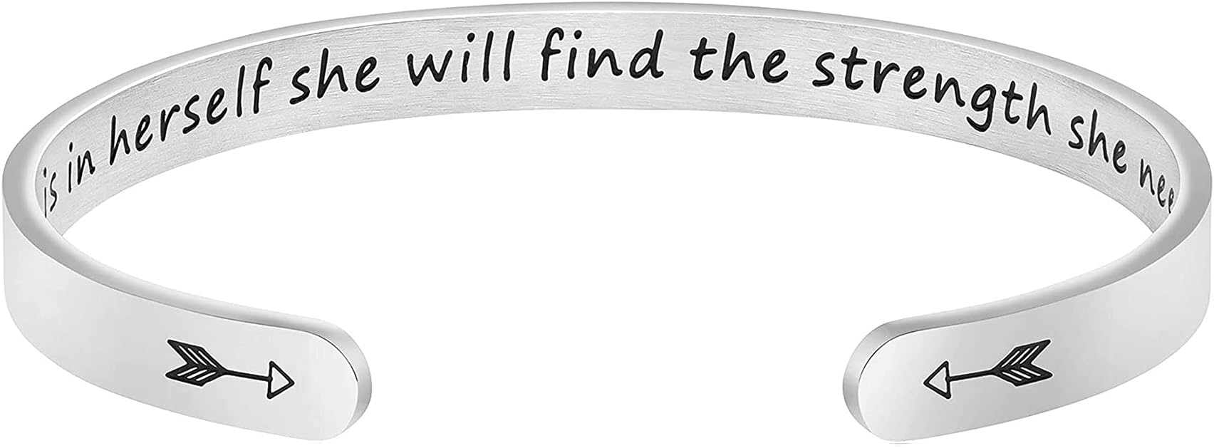 Blank Cuff Bracelet Stainless Steel Jewelry Minimalist Simple Open Bangle