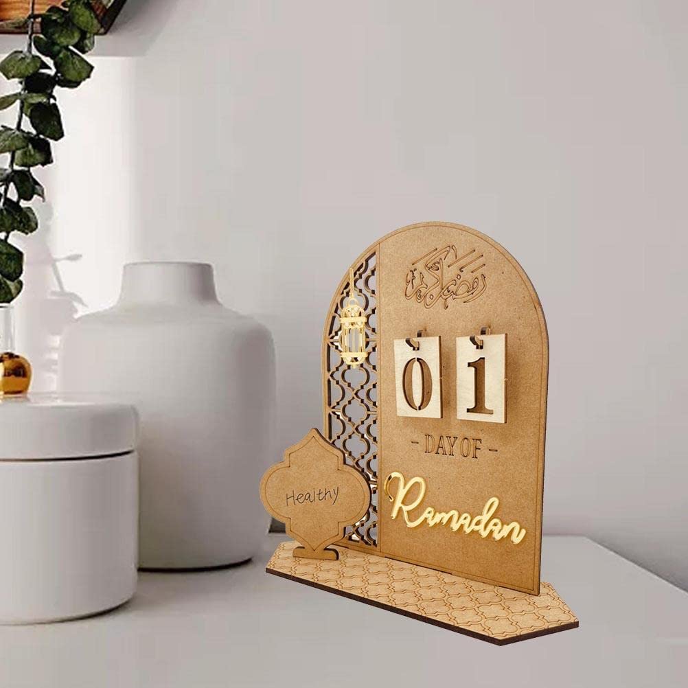 Ramadan-kalender, Eid Mubarak-decoratie, doe-het-zelf