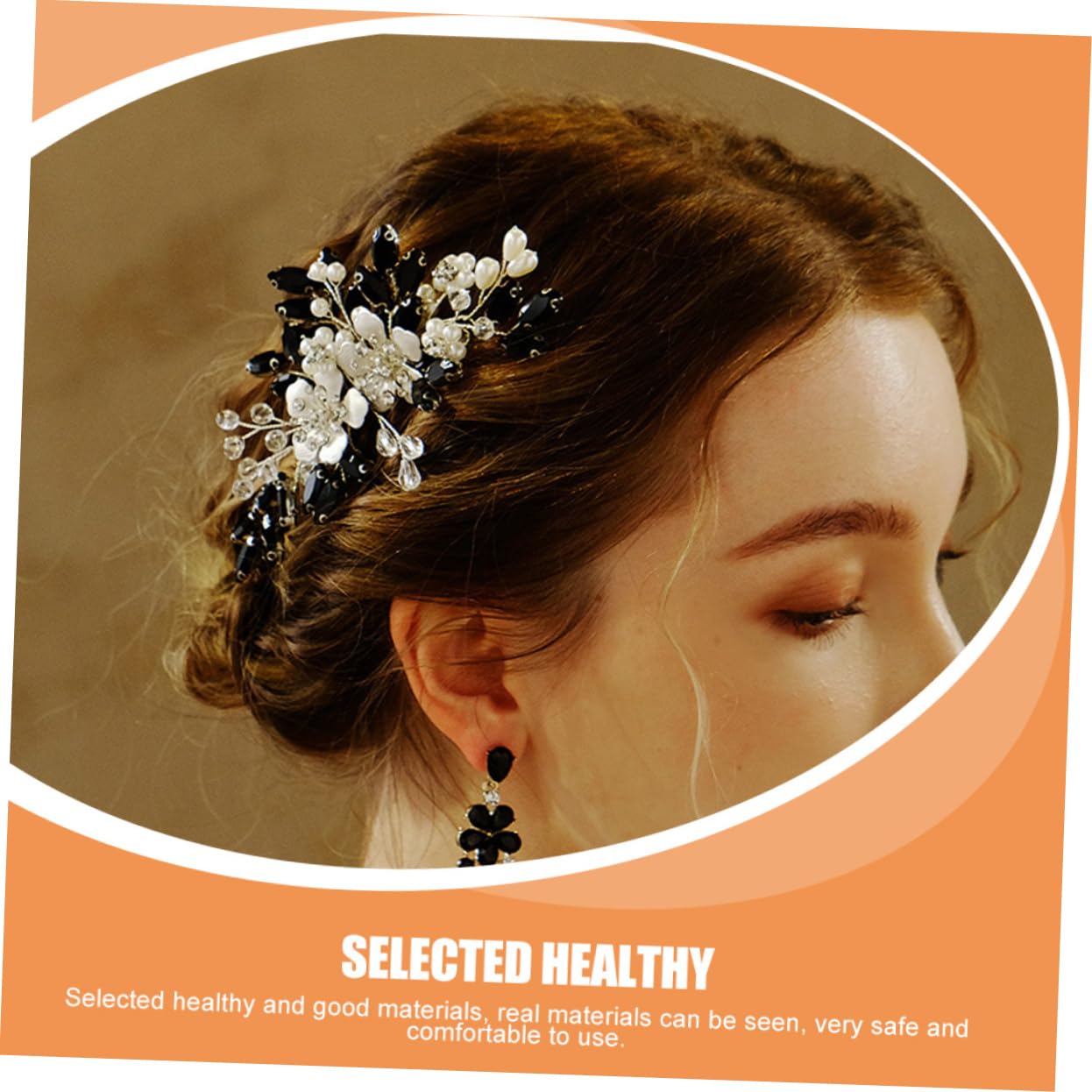 minkissy 4pezzi Pettine Decorativo Per Da Sposa Con Fiori Accessorio Elegante Per Acconciature Femminili Facile Da Indossare Danni Ai