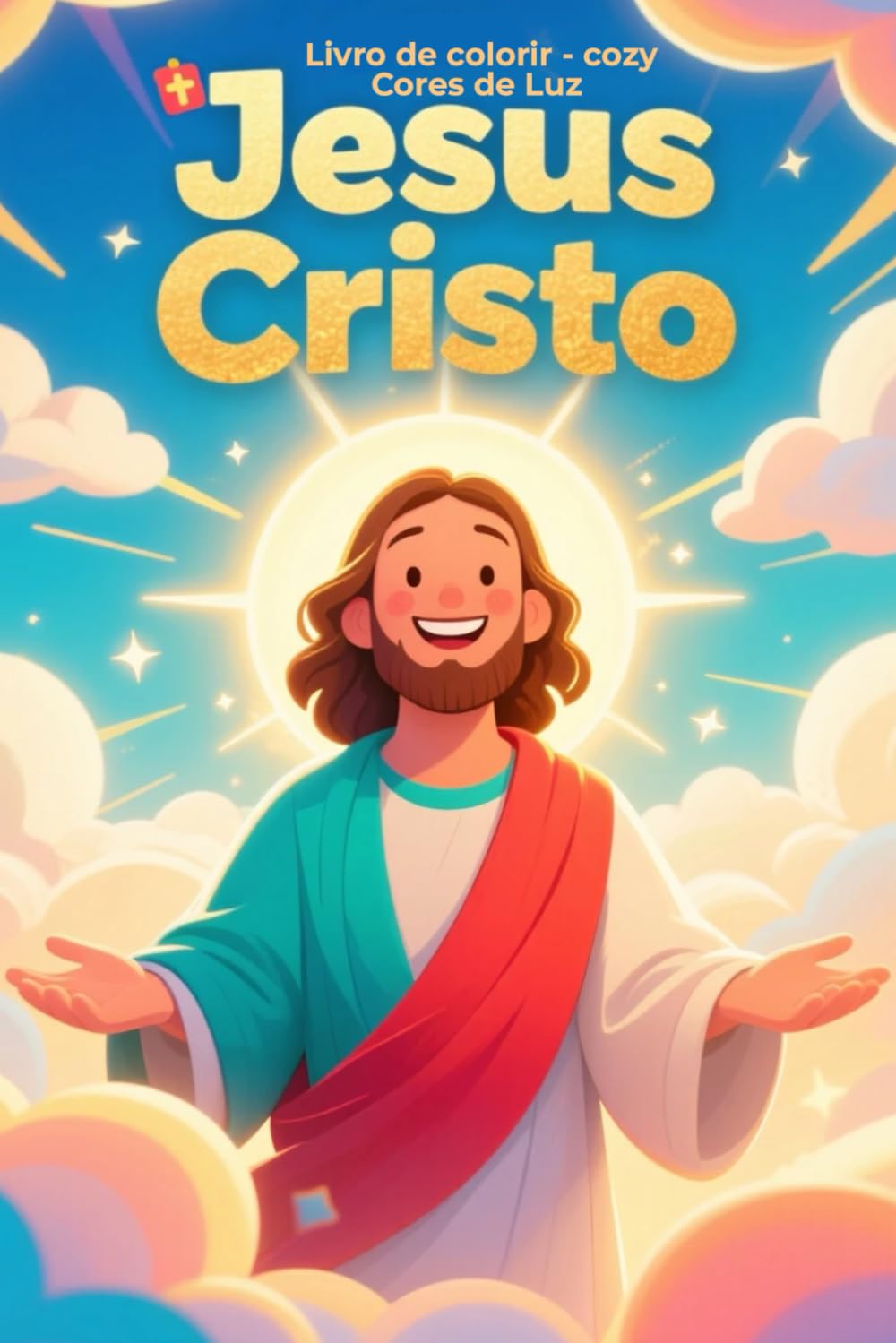 Livro de colorir - cozy - Jesus Cristo