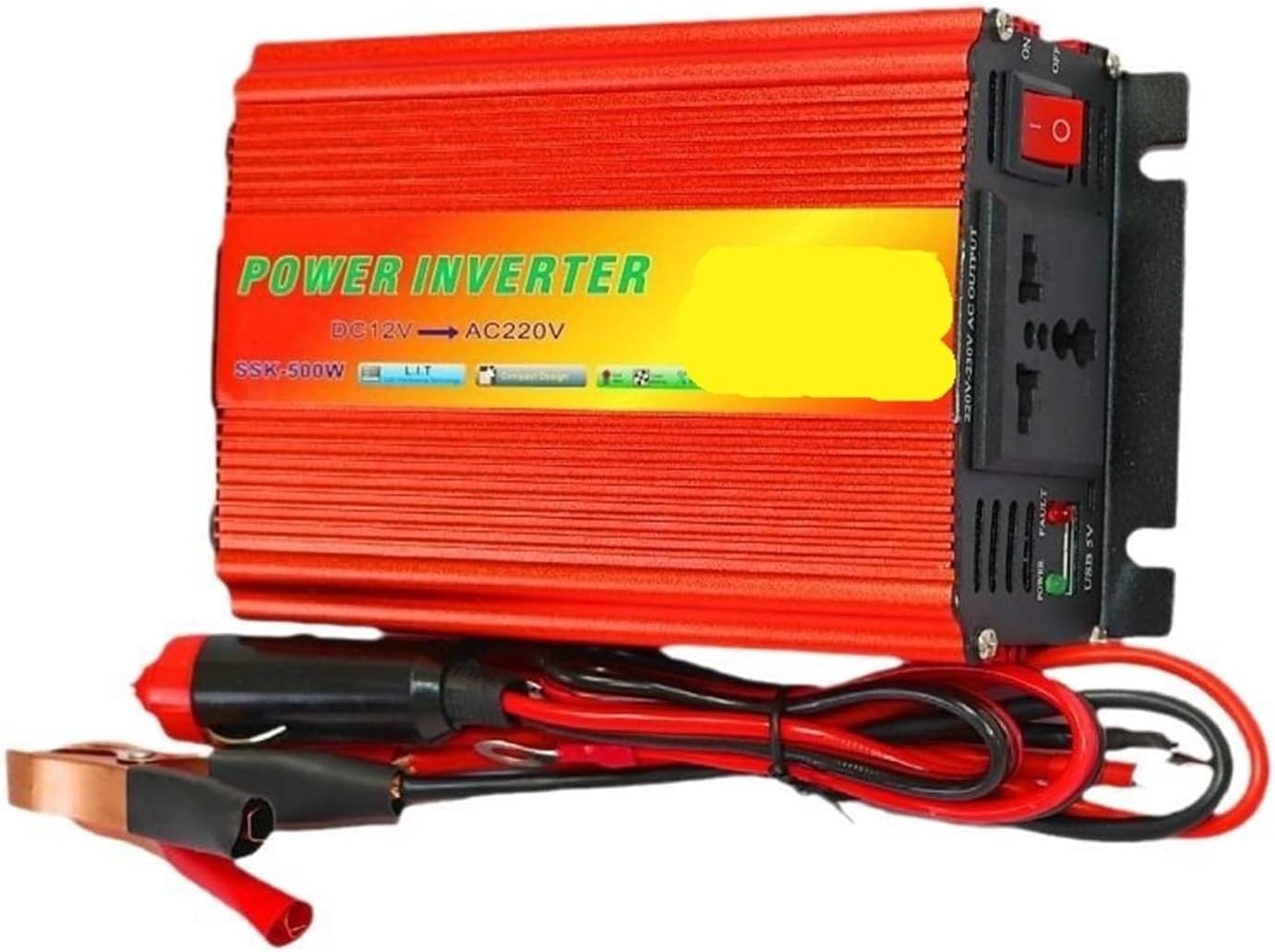 200W300W500W Solar Inverter 12V24V60V to 110V220V Dual Voltage Inverter(200012VTO220V)