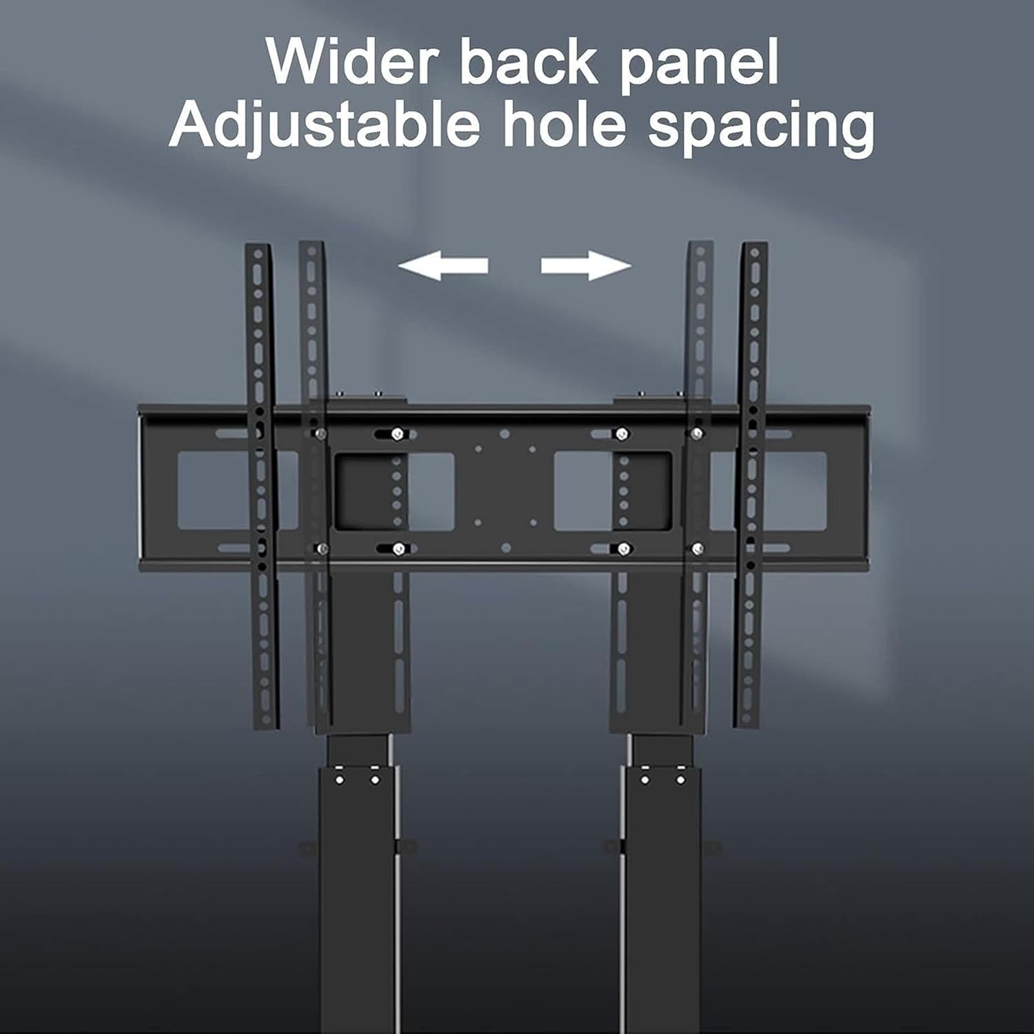 TV Lift Mechanism with Remote Control - Dual Motor Adjustable Height, Supports Up to 286.6lbs,for TV 55120inch
