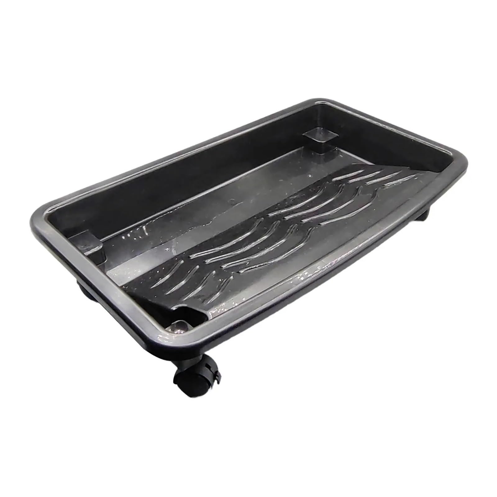 2PCS Paint Roller Tray With Wheels Professional Wall Decoration Convenient Construction Painting Supplies Brush Holder for Roller Brushes