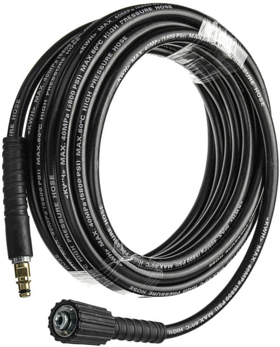 Zerodeko 6m Replacement Hose for Washing Machine Long Plastic High Pressure Hose for Pressure Washer Accessories Car Washing Car Cleaning