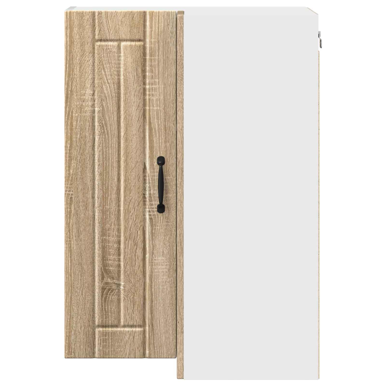 Küchenschrank Sonoma-Eiche 57x57x80 cm, Holzwerkstoff, Langlebiger Küchenschrank für Kochutensilien, Modernes Design, Praktische Aufbewahrung
