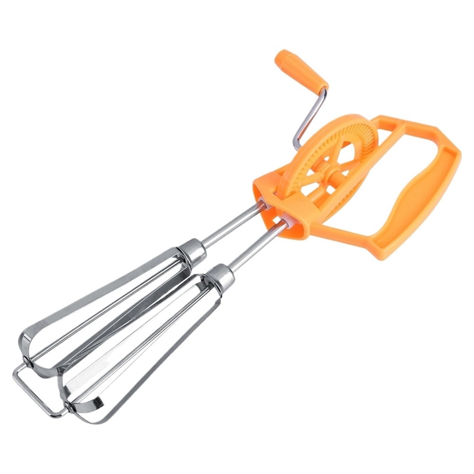 Batidor de huevos de mano de acero inoxidable, herramienta de cocina