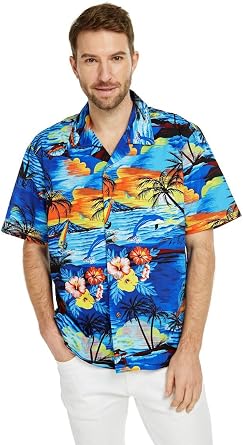 Hawaii Hangover Hawaiian Shirt Aloha Shirt in Classic Hibiscus Red