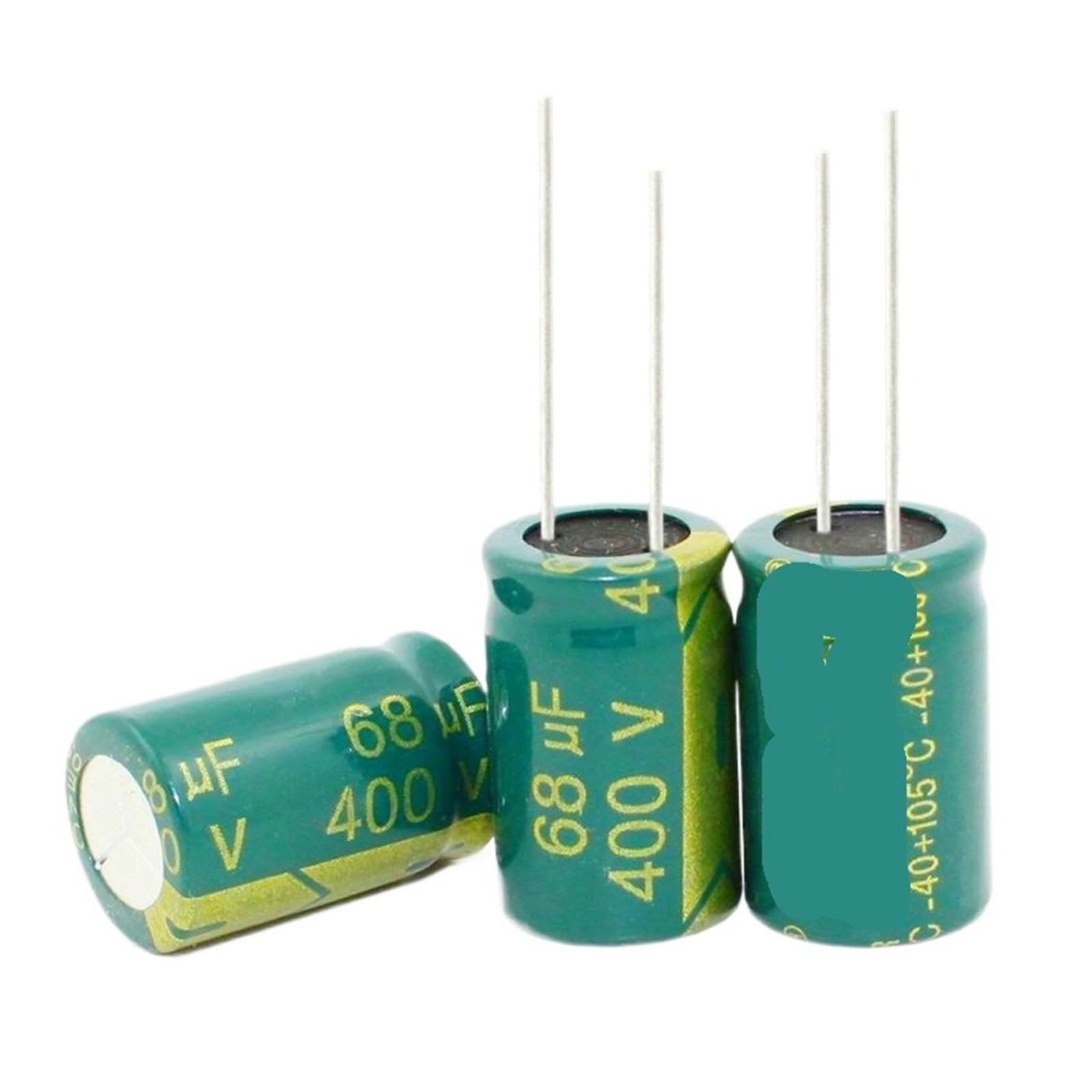 Condensadores 400V 68UF 16x25mm repuesto de filtrado para inversores y placas pack de 10