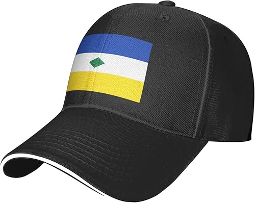 Flag of Muzo (Boyacá) Adult Casual Sandwich Baseball Cap Comfortable and Breathable Black