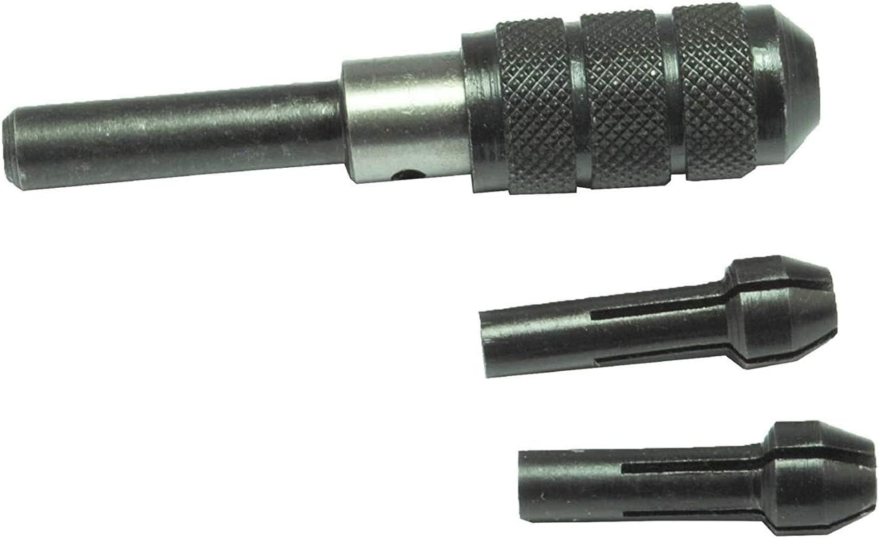 Pin Chuck Vise Set With 3 Collets to Hold Small Twist Drill Bits from Sizes 0 to 2.5 mm Jewelry Making Tool