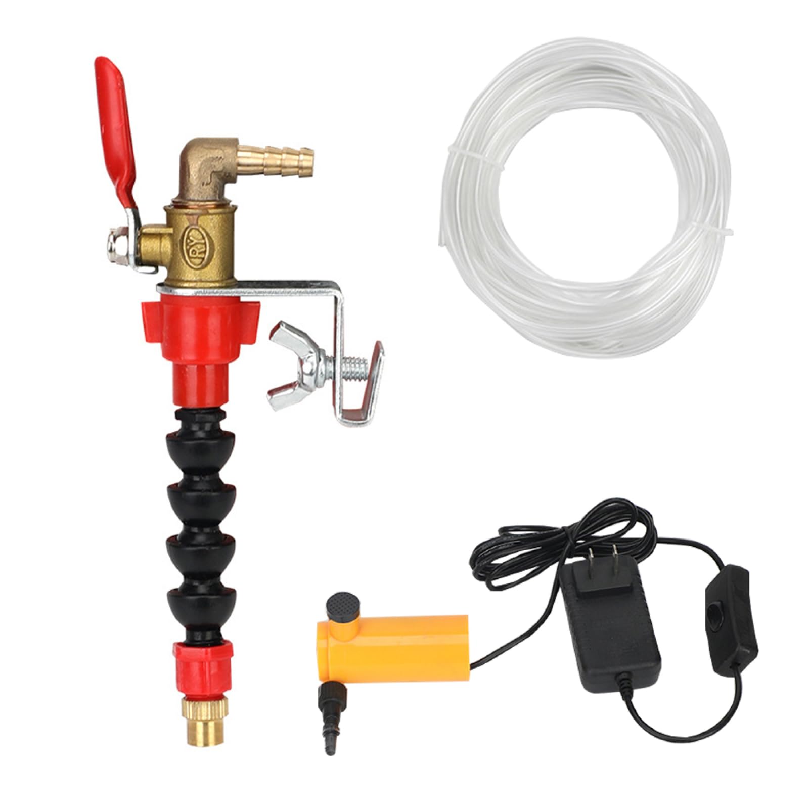 Universal Dust Remover Water Sprayer for Cutting Machine Grinder Machine Tool Dust Remover Water Spray Misting System for Marble Brick Tile Cutting Machine Grinder, Model E