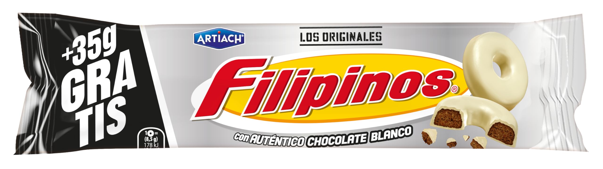 Artiach Filipinos Chocolate Blanco 93+35g