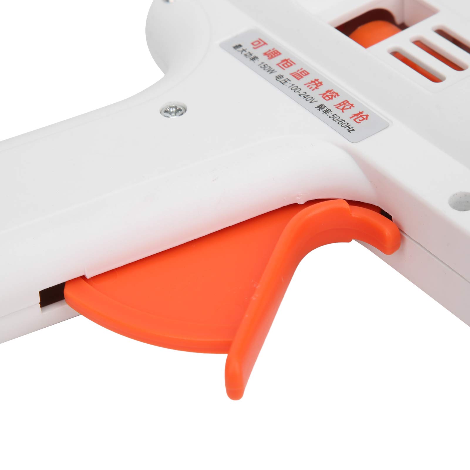 Fafeicy Pistolet do Klejenia na Gorąco o Mocy 150 W z Ceramicznym PTC, Szybkim Nagrzewaniem, automatyczną stałą temperaturą, do Napraw Wyrobów z Drewna i Tworzyw Sztucznych (wtyczka UE)