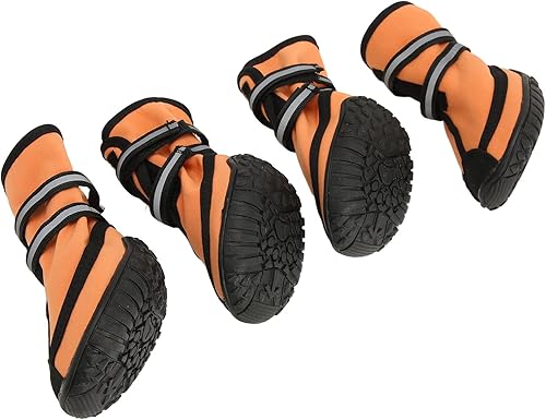 Zapatos de perro Protector de patas, transpirable para evitar resbalones, resistente al desgaste, reflectante, suave, zapatos para perros para