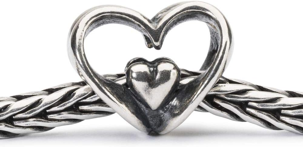 Heart Holding Heart Sterling Silver Bead by Trollbeads