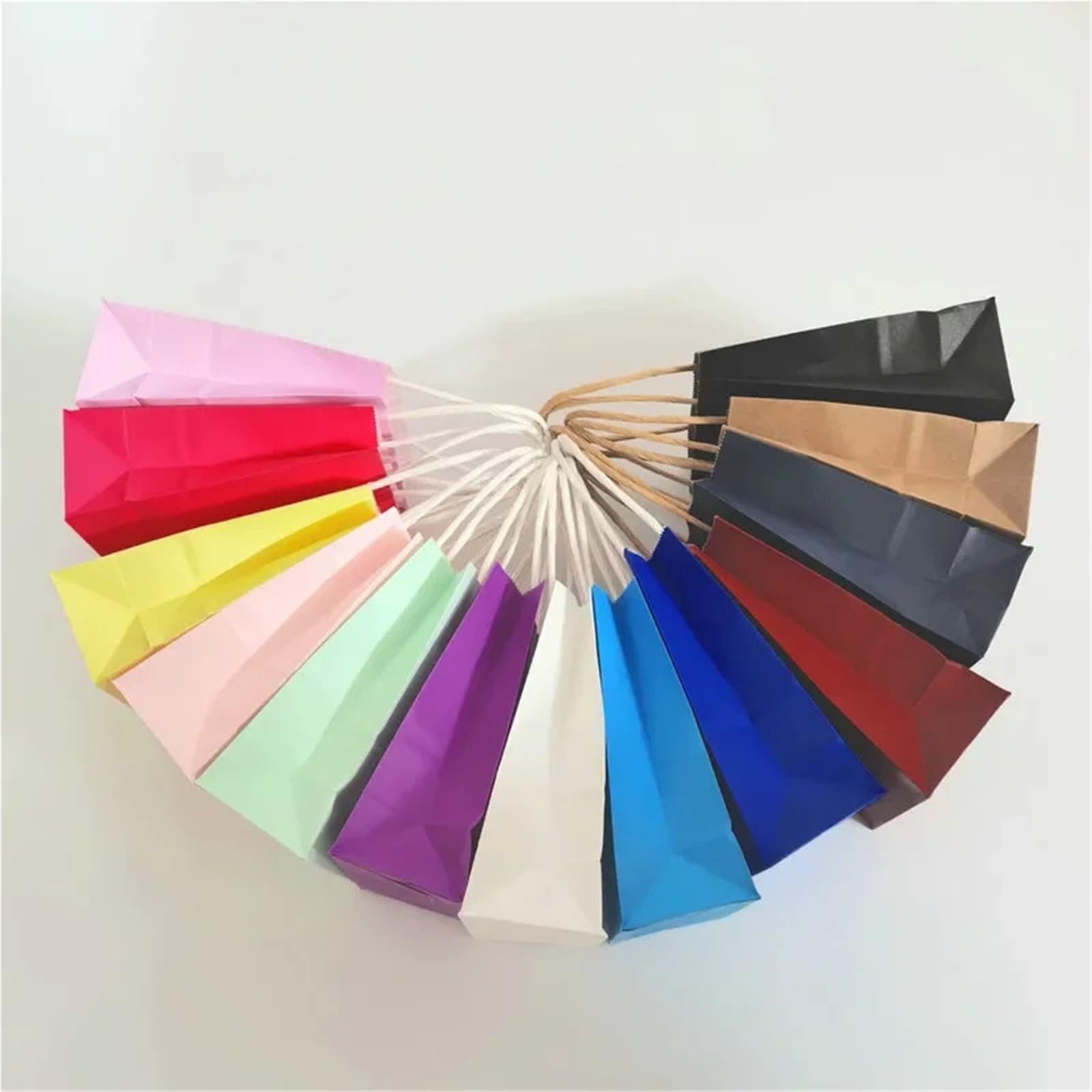 Bolsas Papel Kraft 30/50/100 piezas Mini bolsas de regalo Kraft