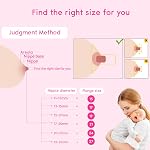 15mm Mélanges pour la pompe à sein Medela, 2pcs Blinde de poitrine Compatible avec la pompe dans le style, Symphonie, Freestyle, Sonata, Maxflow, Lansinoh Signature Pro, Medela Breast Pump Accessoires Pièces