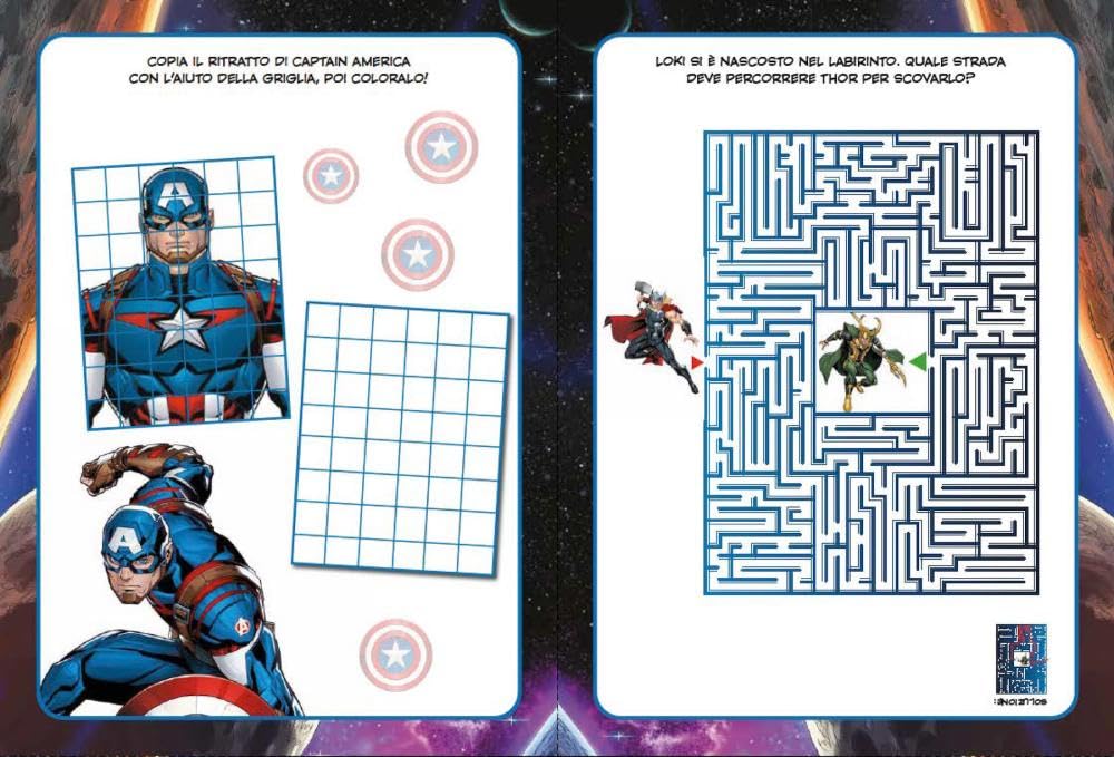 Avengers. 100 sfide. Attività e giochi. Con adesivi. Ediz. illustrata