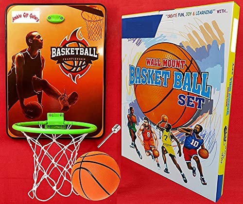 Amisha Gift Gallery Basketball for Kids Hanging Board with Ball Best Birthday Gift for Kids Boys and Girls Playing Indoor Outdoor | Kids Basketball Hoop | Portable Basketball Set - Multi Color (B0992T4FJG) Amazon Price History, Amazon Price Tracker