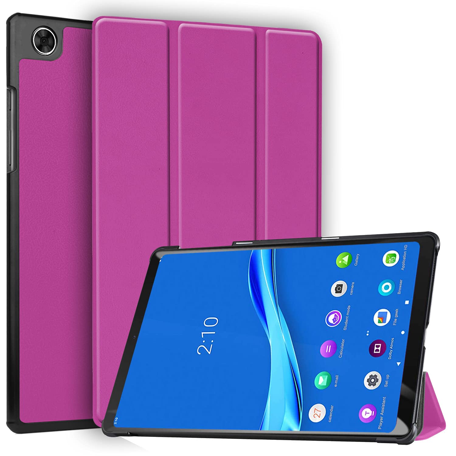 Robustrion Smart Trifold Hard Back Flip Stand Case for Lenovo Tab M10 FHD Plus TB-X606F / TB-X606X 10.3 inch - Purple (B08DR8DGVX) Amazon Price History, Amazon Price Tracker